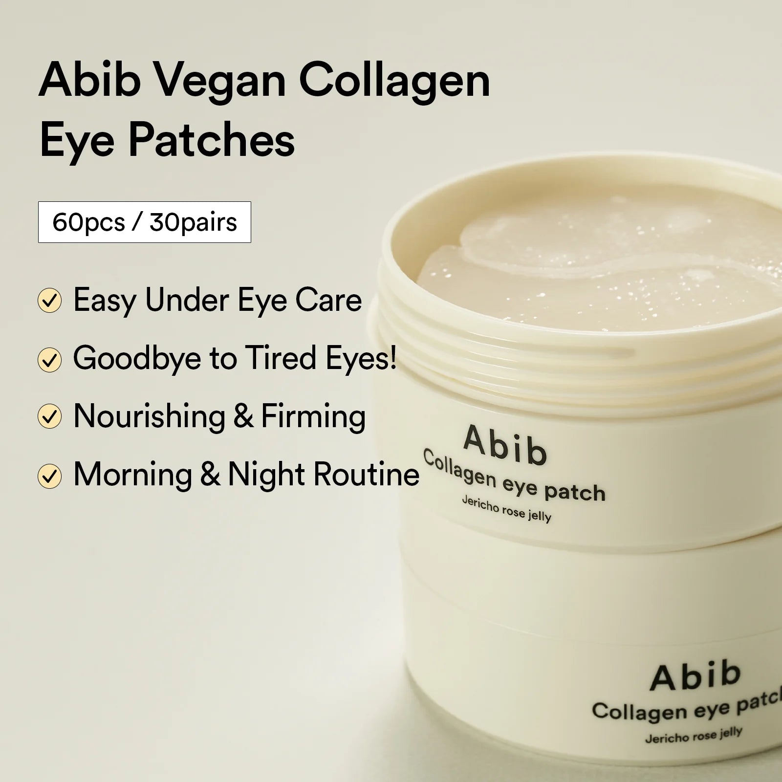 Abib - Collagen Eye Patch Jericho Rose Jelly 60pc