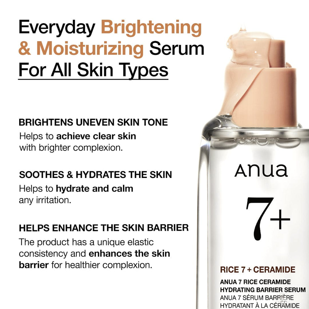 Anua -  7 Rice Ceramide Hydrating Barrier Serum (50ml)