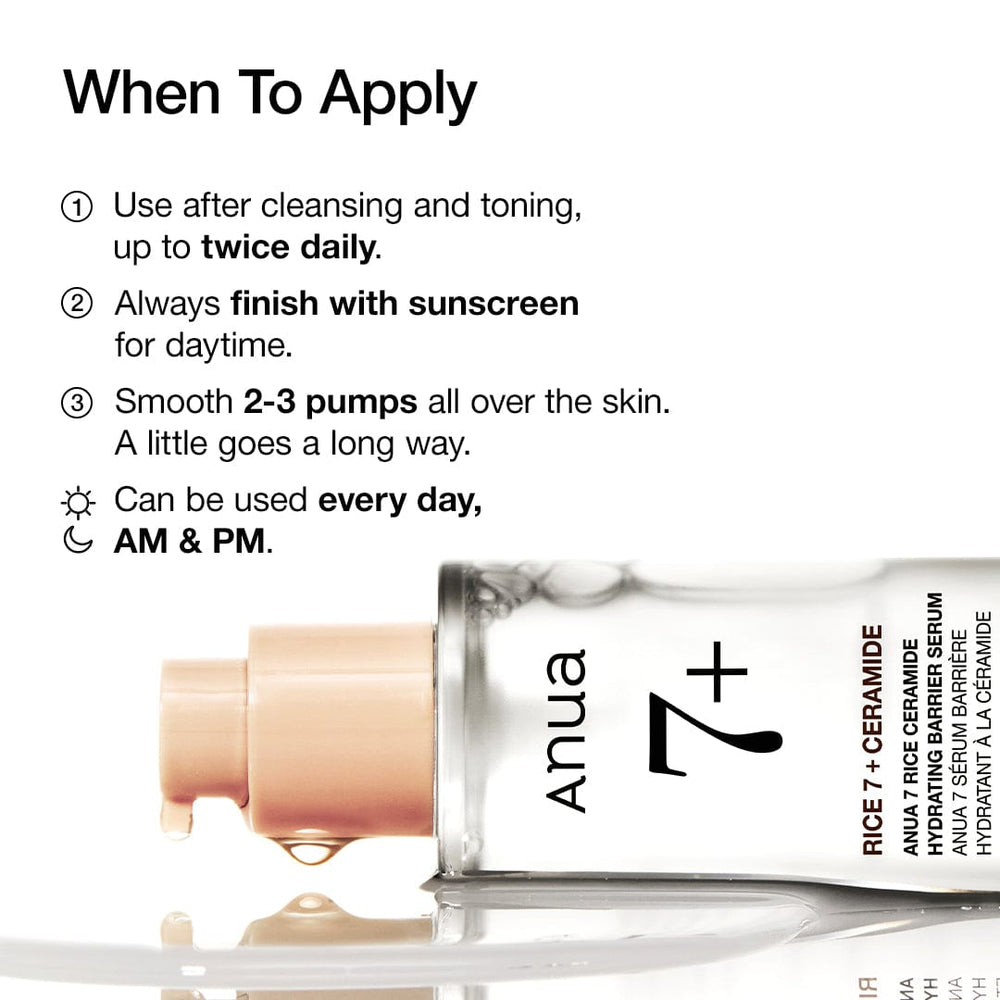 Anua -  7 Rice Ceramide Hydrating Barrier Serum (50ml)