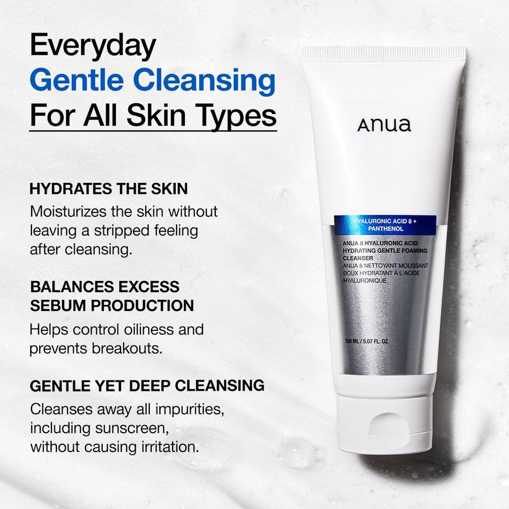 Anua - 8 Hyaluronic Acid Hydrating Gentle Foaming Cleanser 150ml