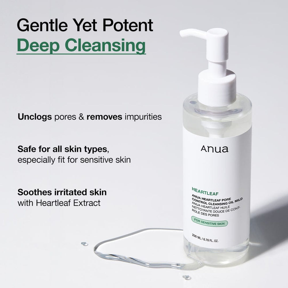 Anua Heartleaf Pore Control Cleansing Oil (Mild) (200ml)