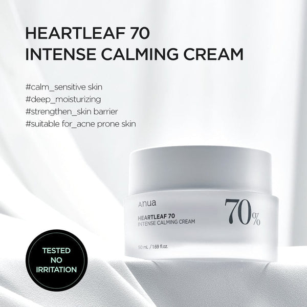 Anua Heartleaf 70% Intense Calming Cream (50ml)